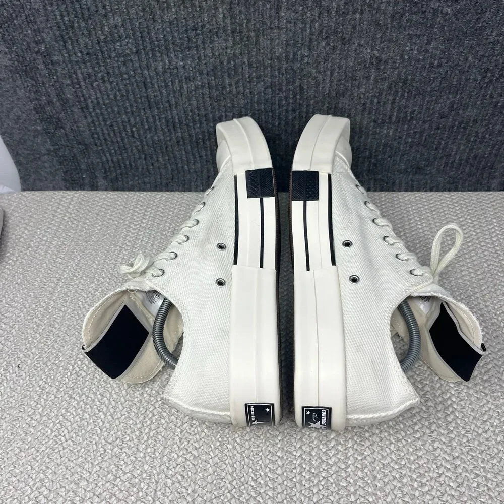 Converse Rick Owens x TURBODRK Chuck 70 Low Lily White Shoes Mens 10.5 172345C